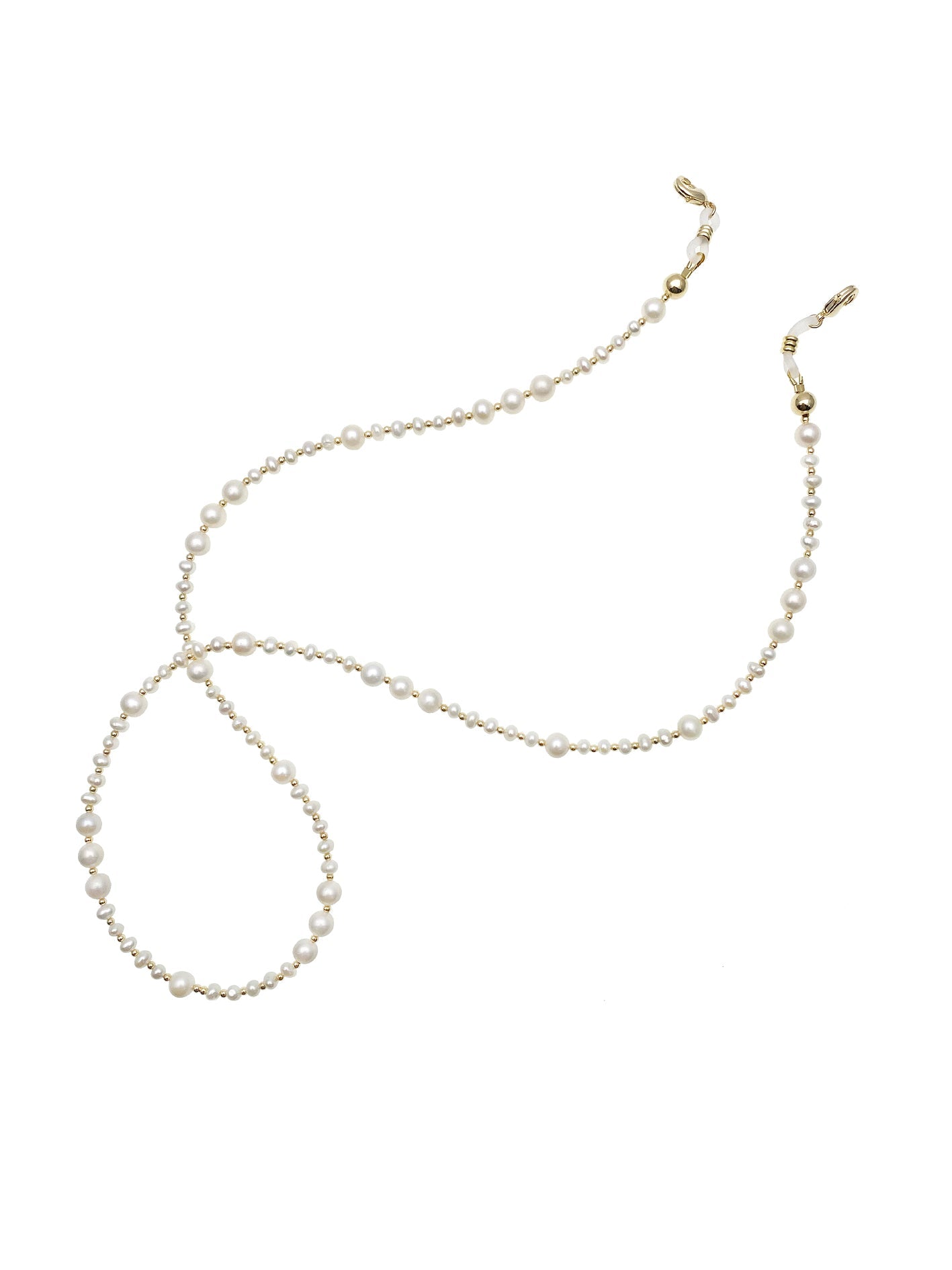 Removable Freshwater Pearls Face Mask Chain/Glasses Chain EA003 - FARRA