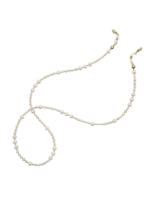 Removable Freshwater Pearls Face Mask Chain/Glasses Chain EA003 - FARRA